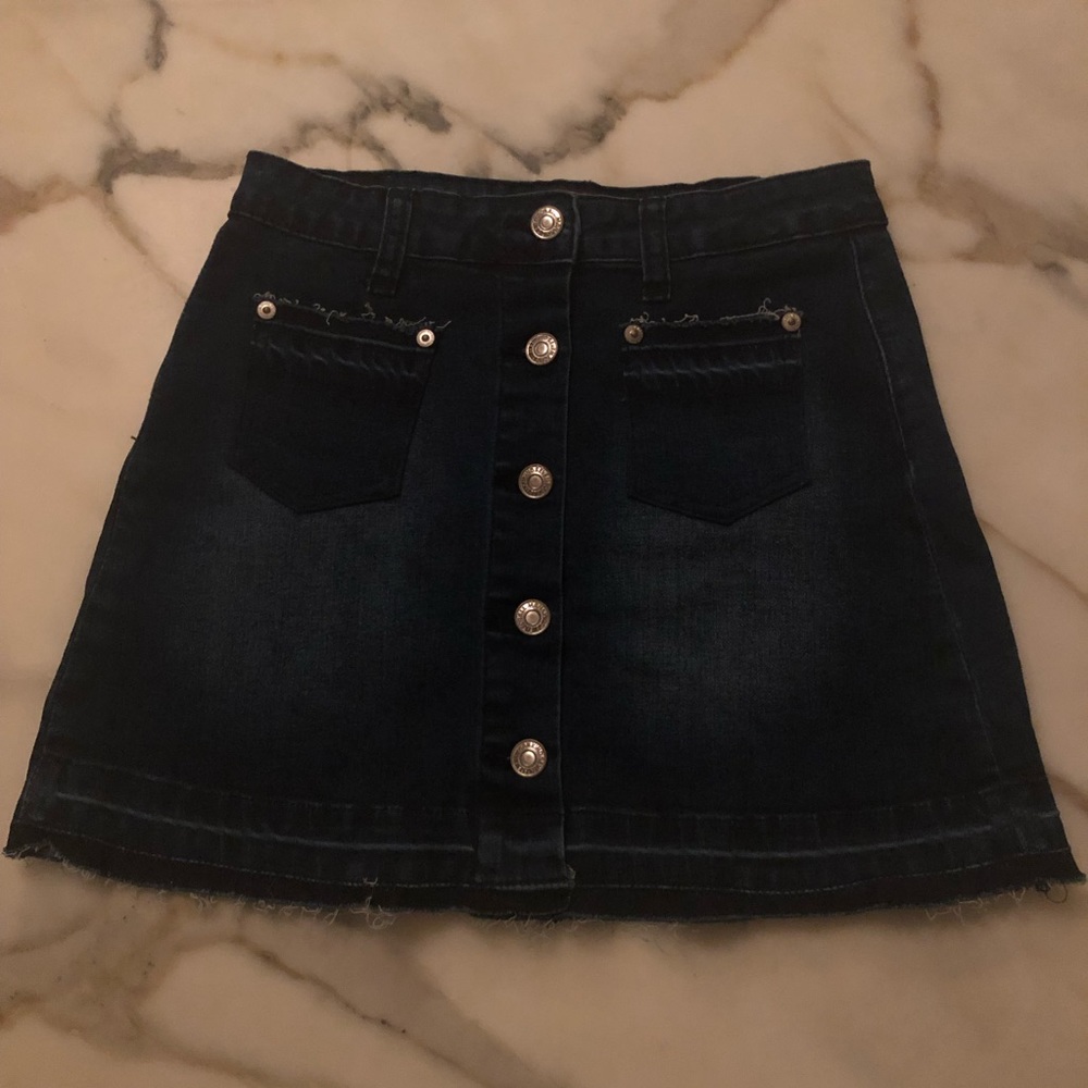 7 for all Mankind denim skirt